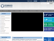 Tablet Screenshot of ces.edu.co