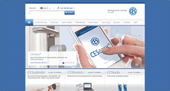 Desktop Screenshot of ces.eu